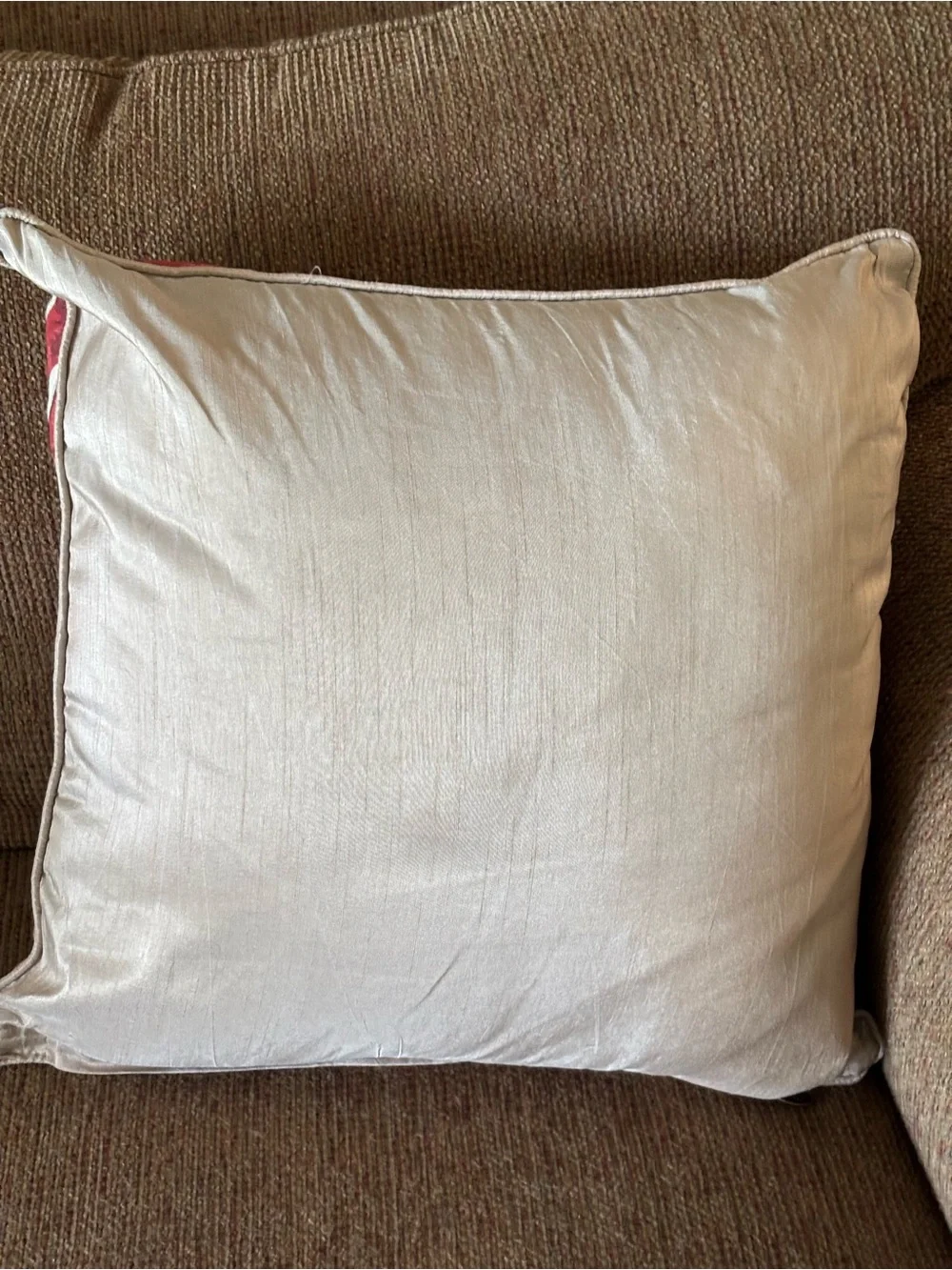 Pier 1 Embroidered Birch Tree Accent Pillow - Never Used